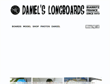 Tablet Screenshot of daniels-longboards.com